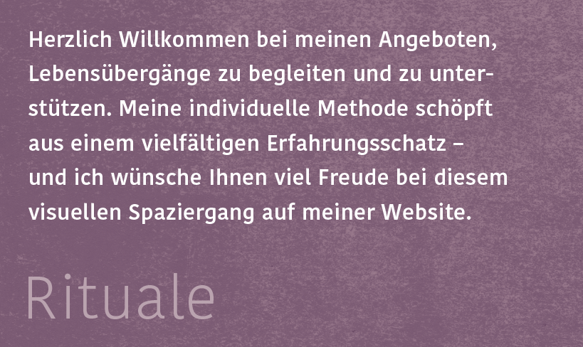 Gabriele Zapf - Rituale